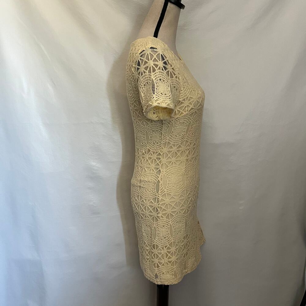 Lulus Love You For Eternity Shift Dress XS Crochet Fairy Coquette Cottagecore - Picture 7 of 14